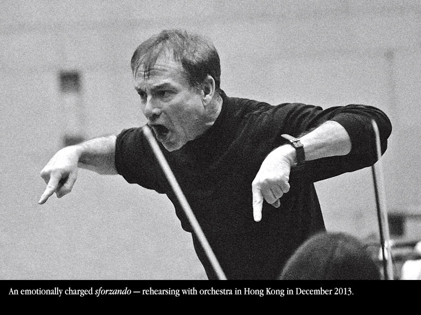 rehearsing with orchestra in Hong Kong in December 2013